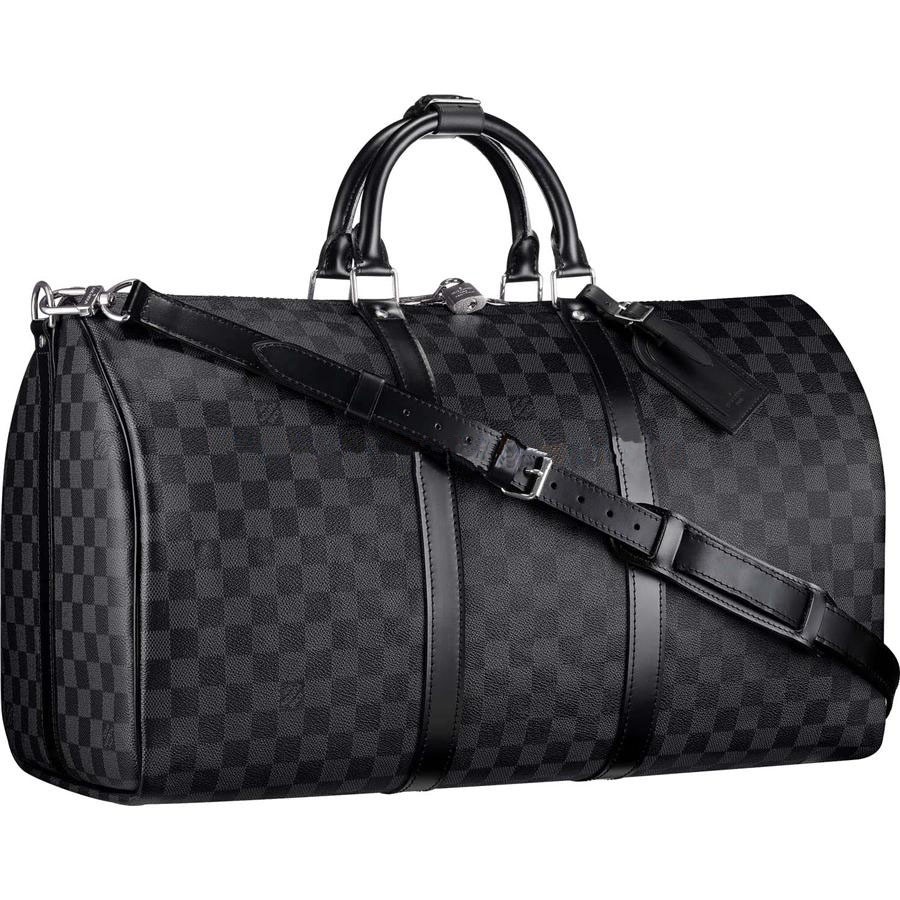 Cheap Louis Vuitton Keepall 55 Damier Graphite Canvas N41413